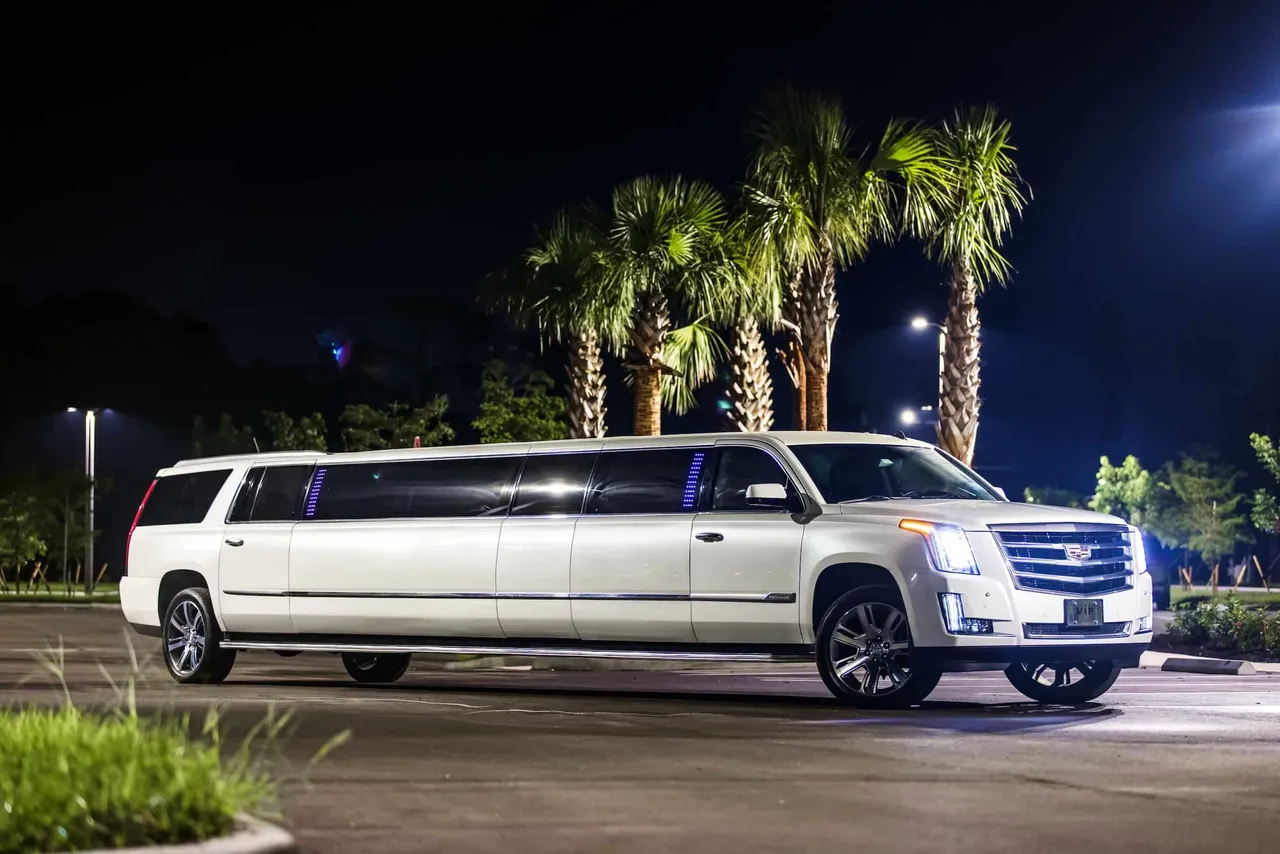 White Cadillac Escalade Stretch Limousine for limo rental White Cadillac Escalade Stretch Limousine for limo rental