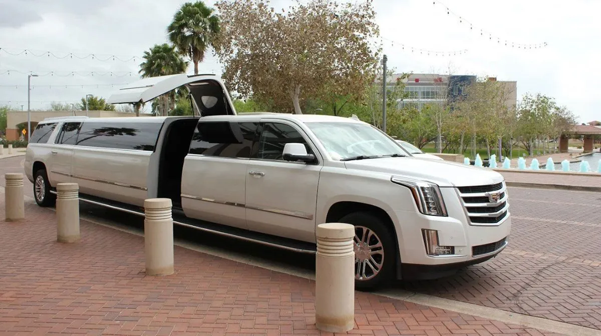The black Escalade Limousines, shot 3